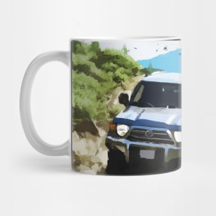 Toyota Land Cruiser roughing it in South Africa Mug